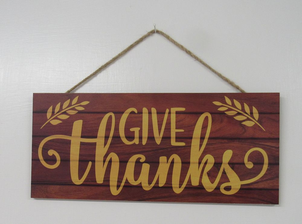 give thanks sign